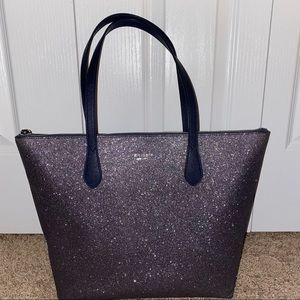 Glitter Navy Kate Spade Tote